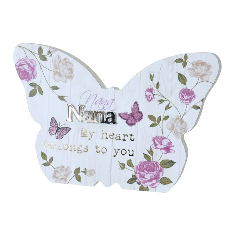 Blossoming Butterfly Plaque - Nana
