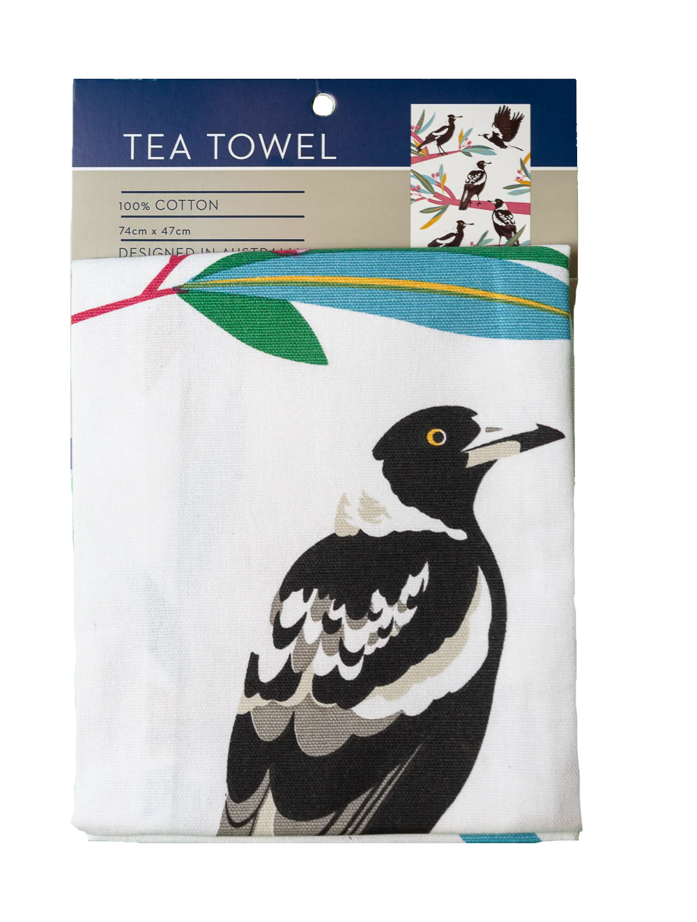 Tea Towel - Magpies
