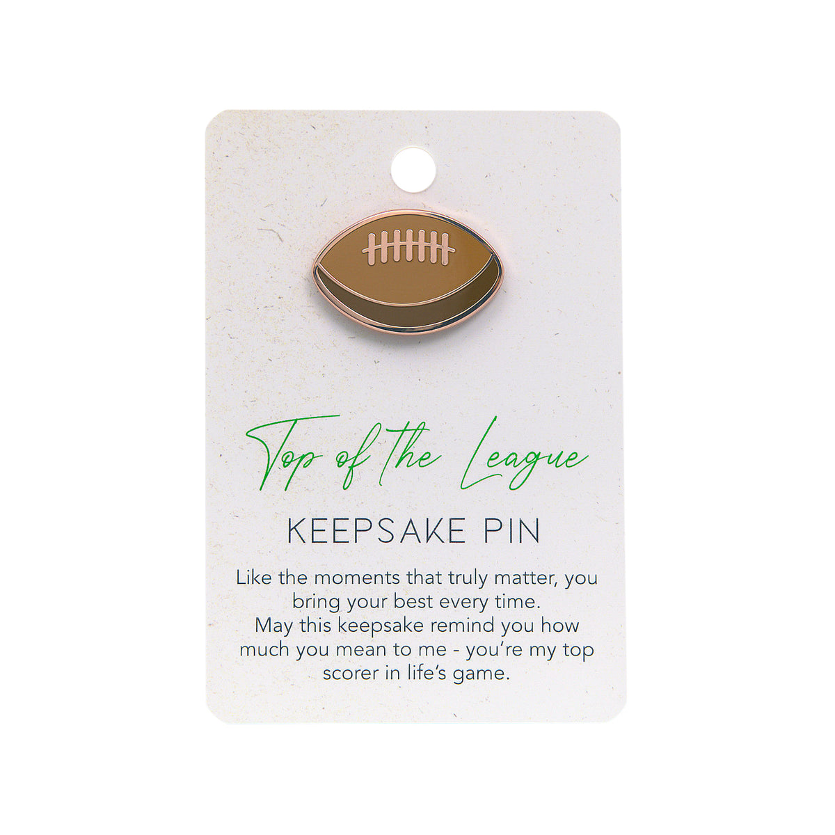 Champions Of Life - Top Of The League Keepsake Pin