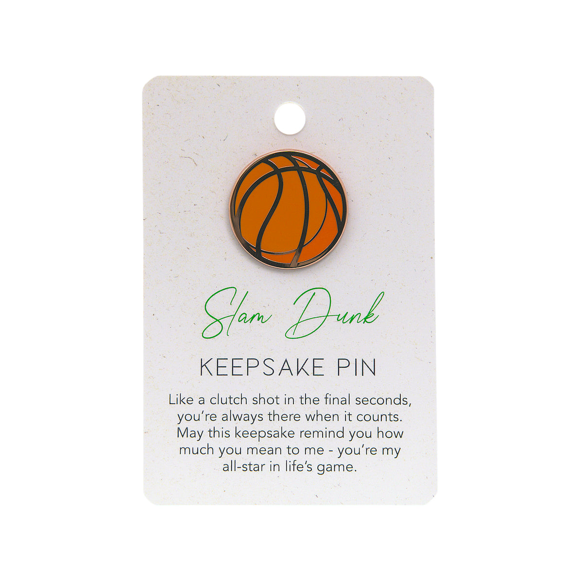 Champions Of Life - Slam Dunk Keepsake Pin
