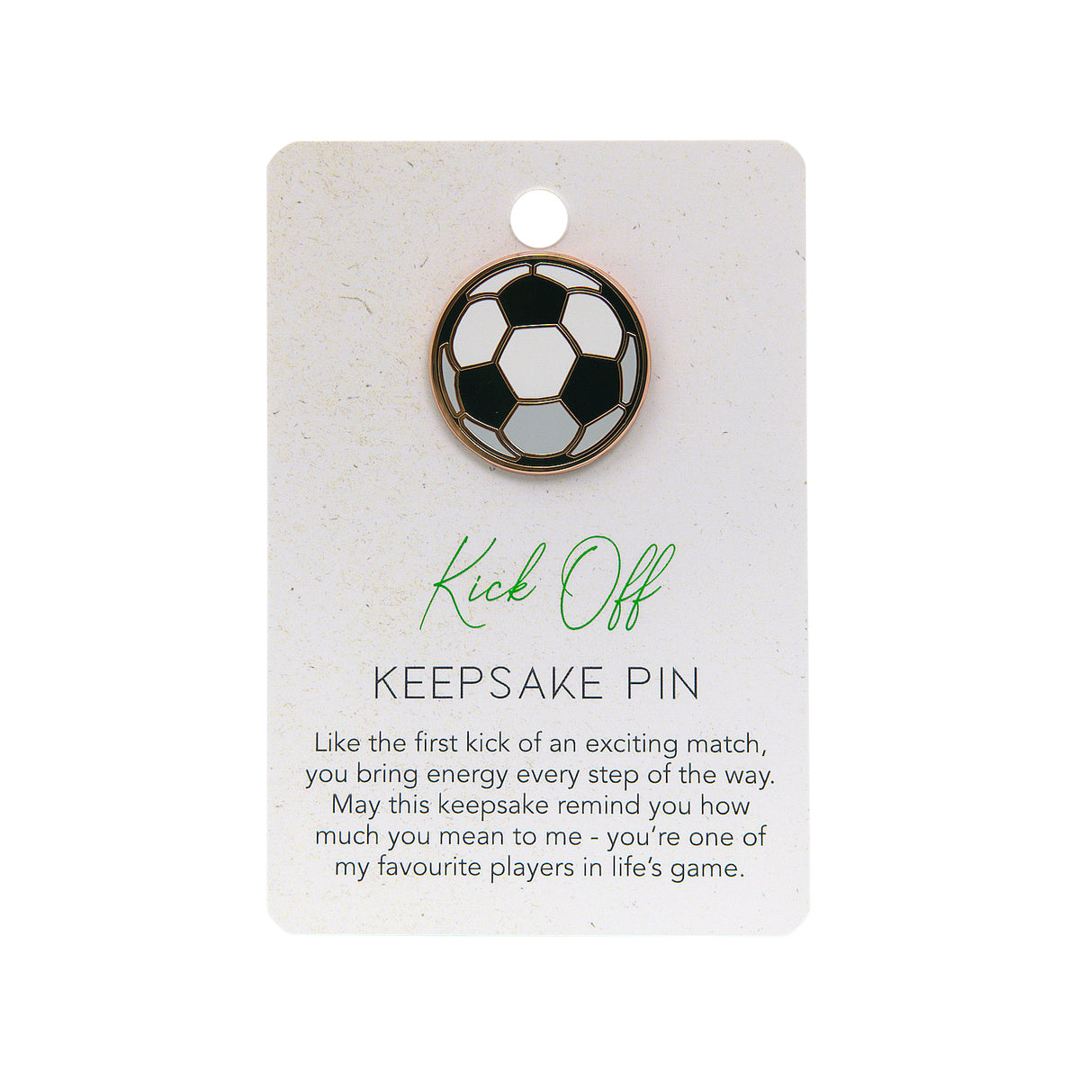Champions Of Life - Kick Off Keepsake Pin
