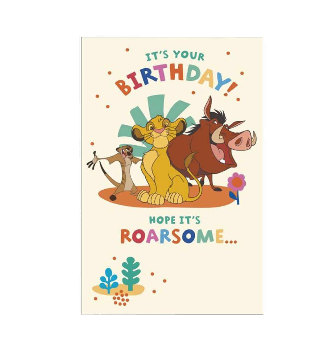 Card - It’s Your Birthday! (Lion King)