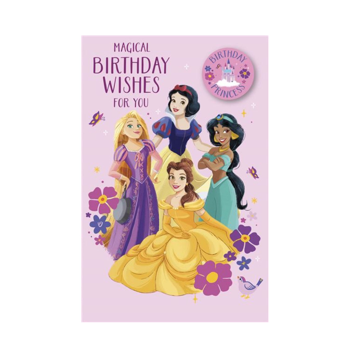 Card - Magical Birthday Wishes For You (Disney Princesses)