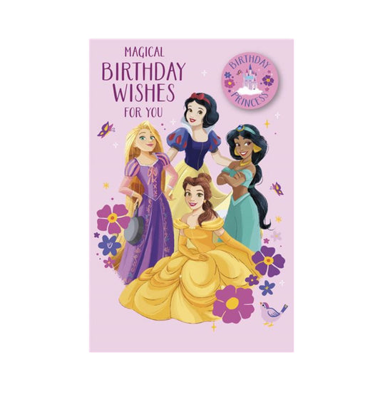 Card - Magical Birthday Wishes For You (Disney Princesses)