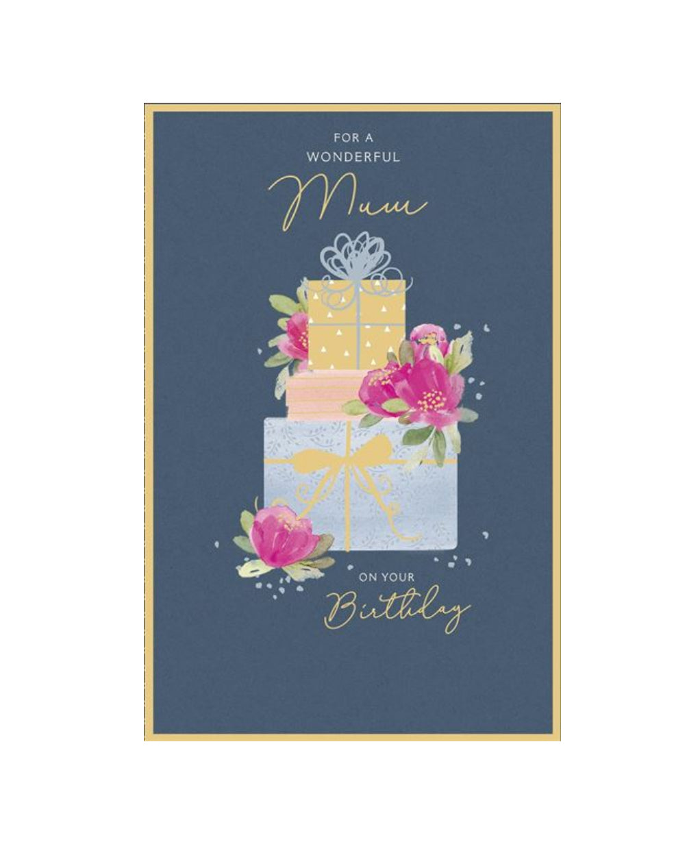 Card - For a Wonderful Mum on Your Birthday (Presents)
