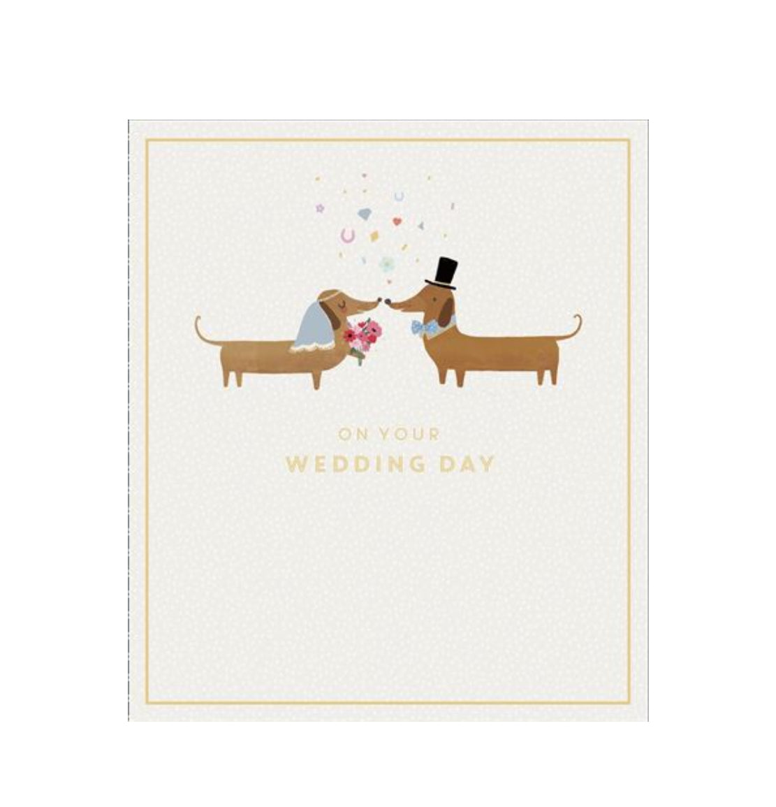 Card - On Your Wedding Day (Dachshunds)