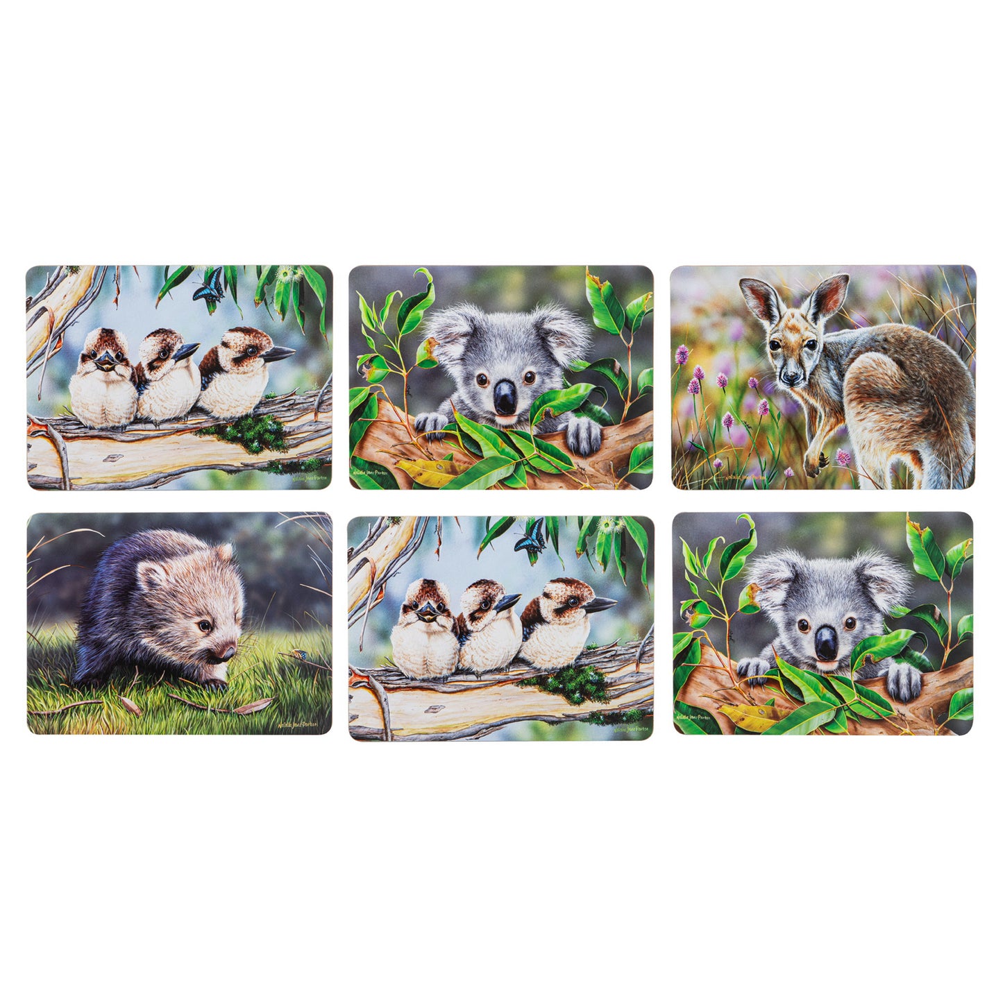 Babies Of The Bush - Placemat 6PK