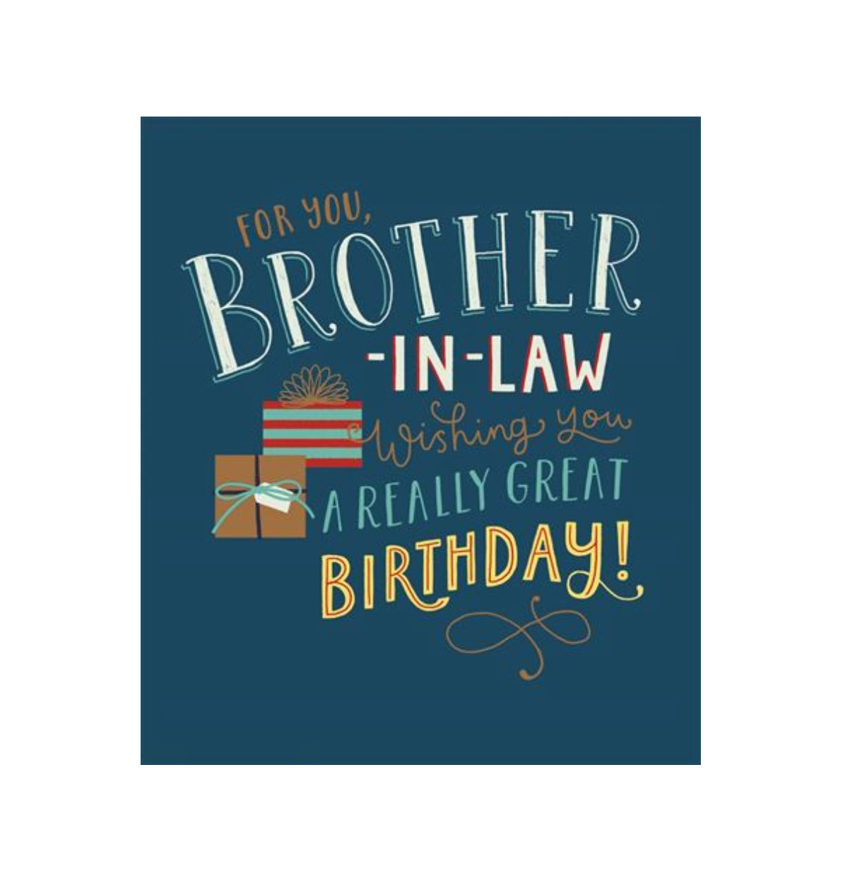 Card - For You, Brother-In-Law, Wishing You A Really Great Birthday!