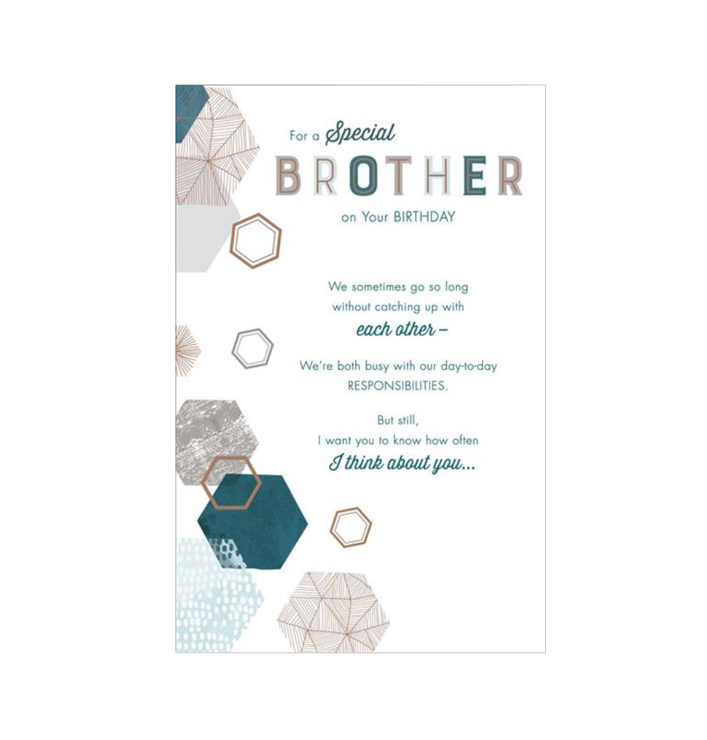 Card - For A Special Brother on Your Birthday