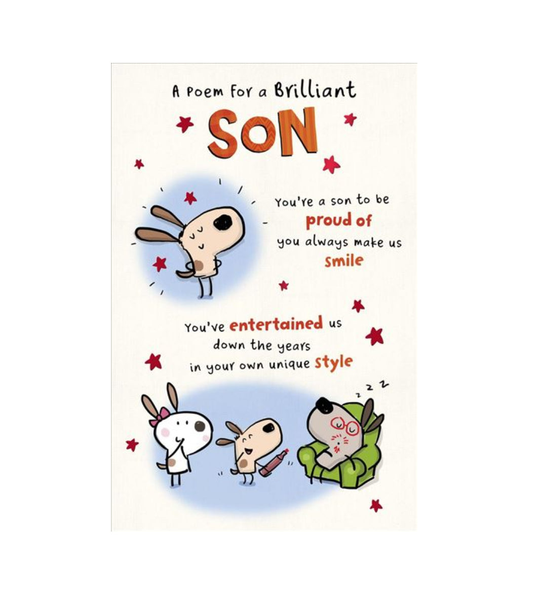 Card - A Poem For A Brilliant Son