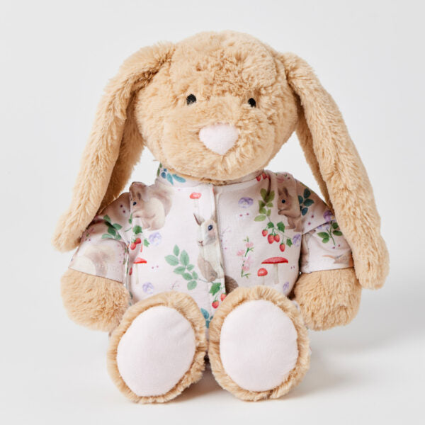 Plush Bunny in Pyjamas