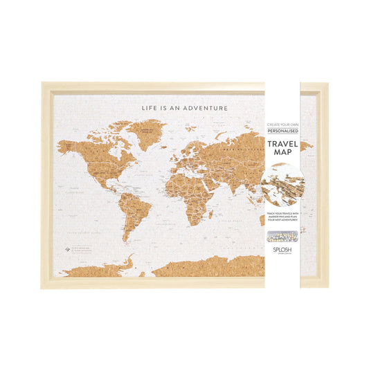Small Travel Board - World Map