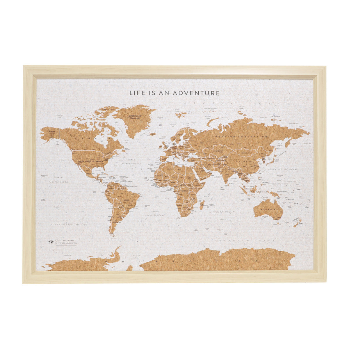 Small Travel Board - World Map