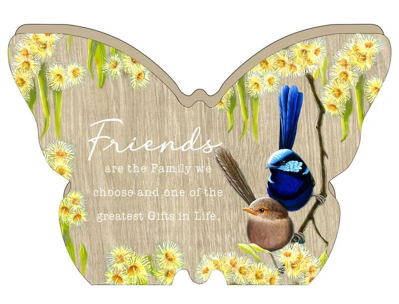 Nature’s Grace Butterfly Plaque - Friends