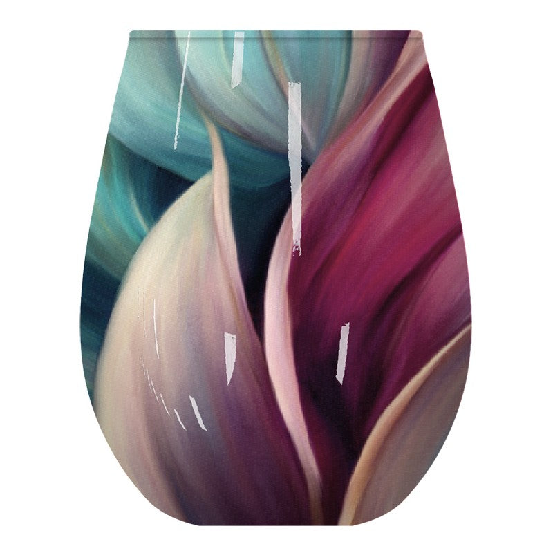 Lily & Mae Floral Candle - Blue (Coconut & Sea Salt)