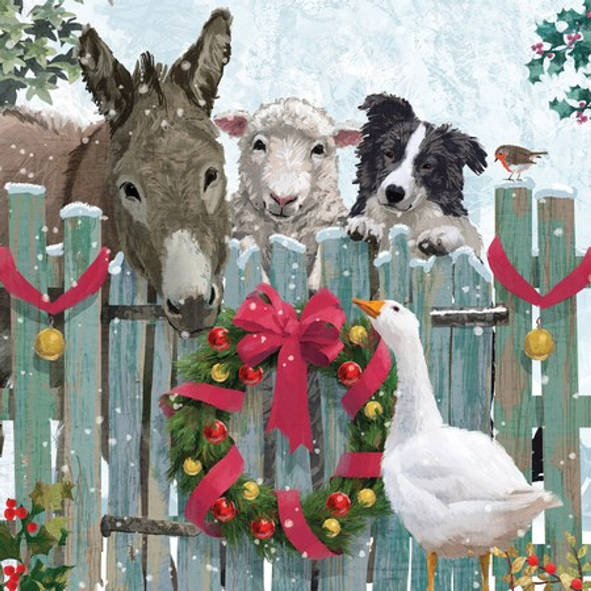 Christmas Premium Napkins - Holiday Get Together