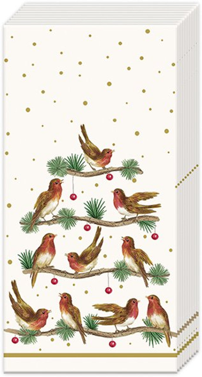Christmas Pocket Tissues - Let’s Sing Together (Robins)