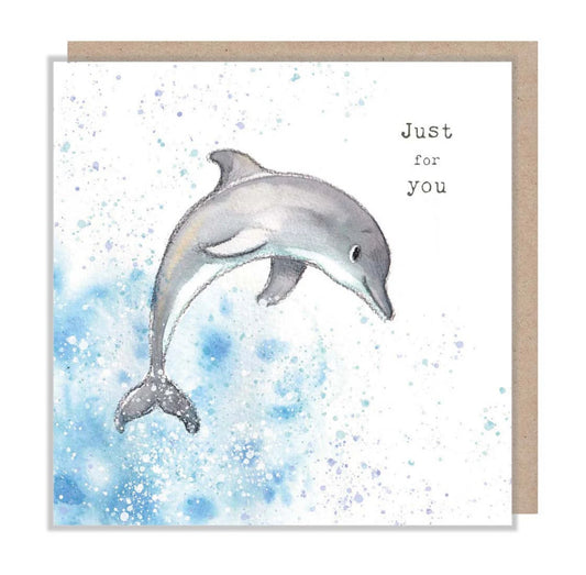 Paper Shed Design Card - Dolphin