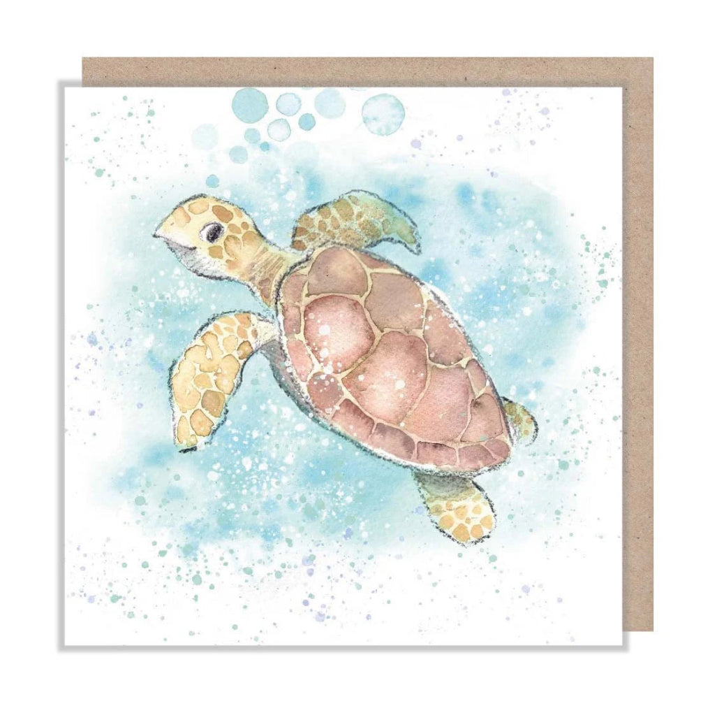 Paper Shed Design Card - Sea Turtle
