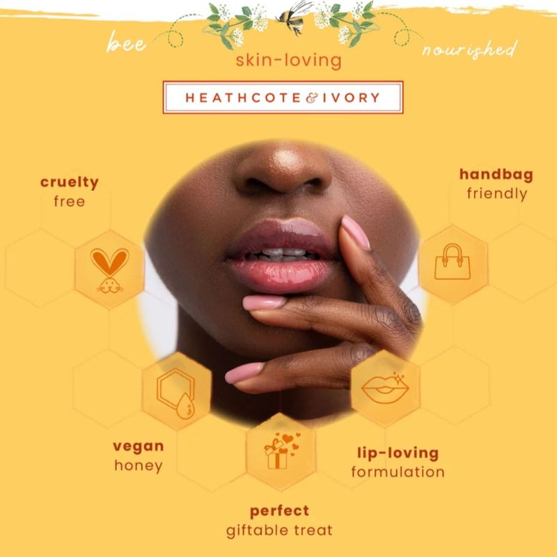 Heathcote & Ivory - Busy Bees Vegan Honey Lip Butter