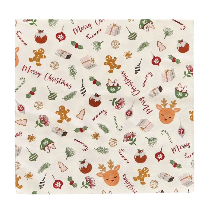 Christmas Napkin - What Fun (20 Pack)