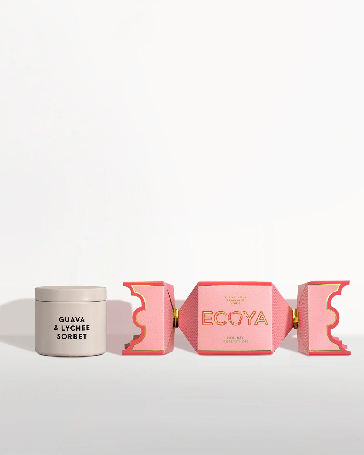 ECOYA Bon Bon Mini Tin Candle - Guava & Lychee Sorbet