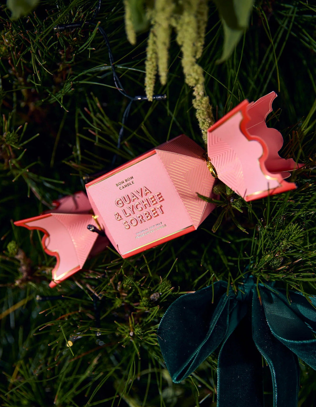 ECOYA Bon Bon Mini Tin Candle - Guava & Lychee Sorbet