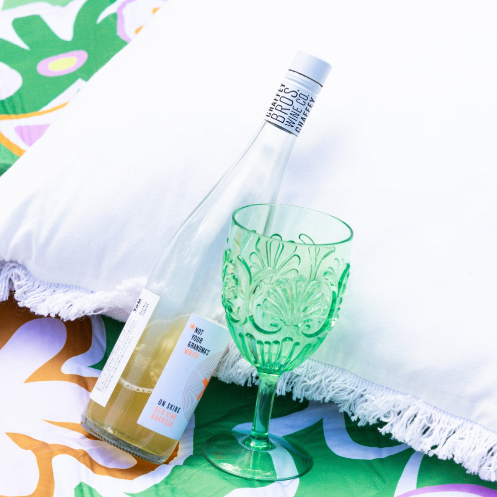 Green Outdoor Wine Glasses Set Of 2