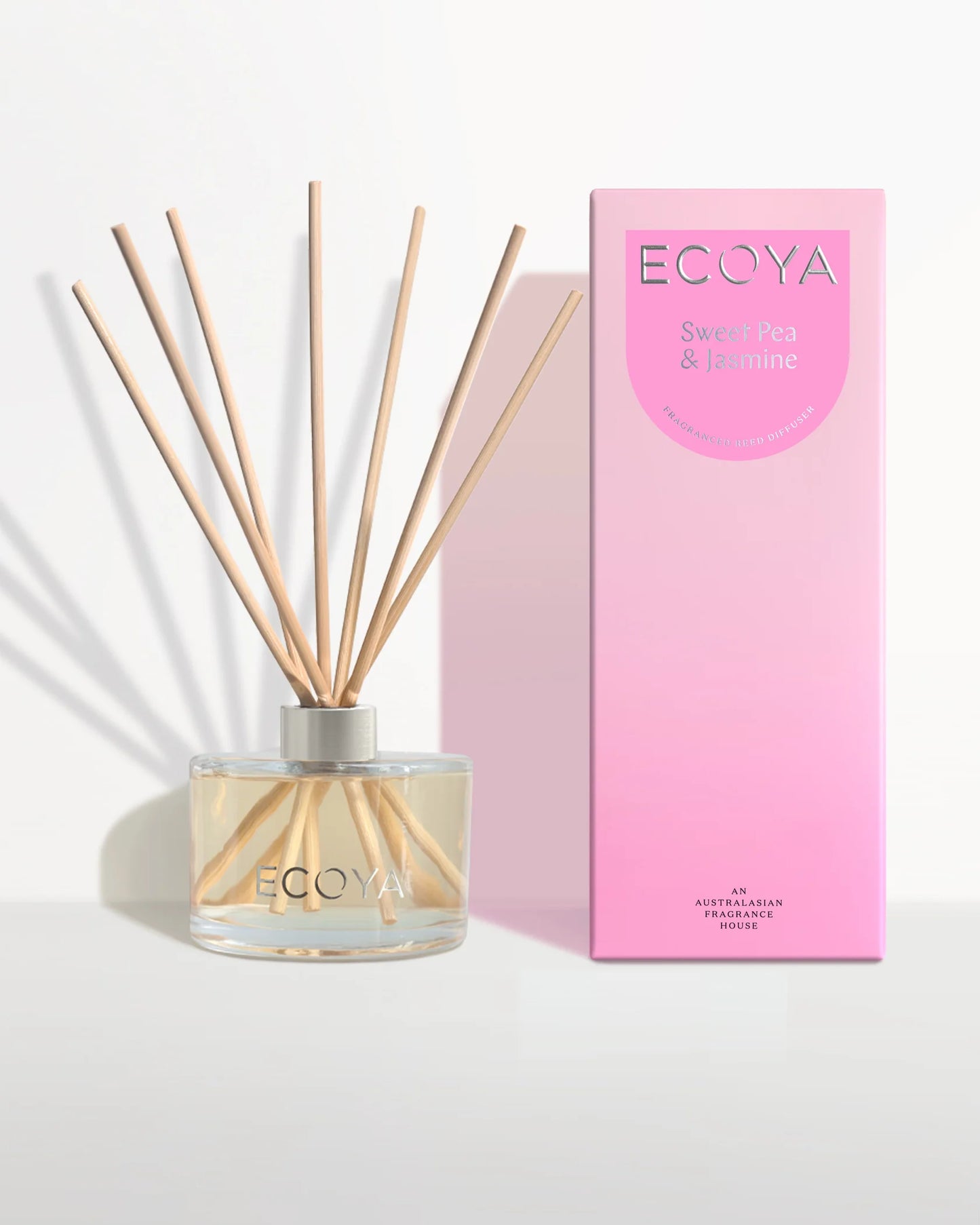 ECOYA Reed Diffuser 200ml - Sweet Pea & Jasmine