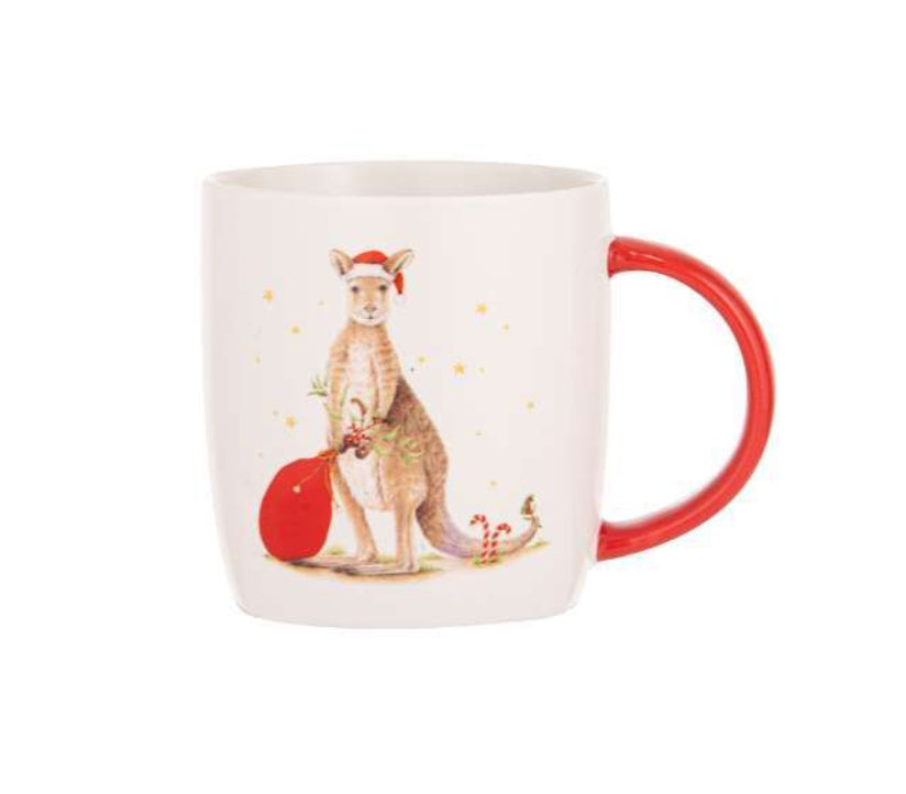 Bush Buddies Christmas - Kangaroo Mug