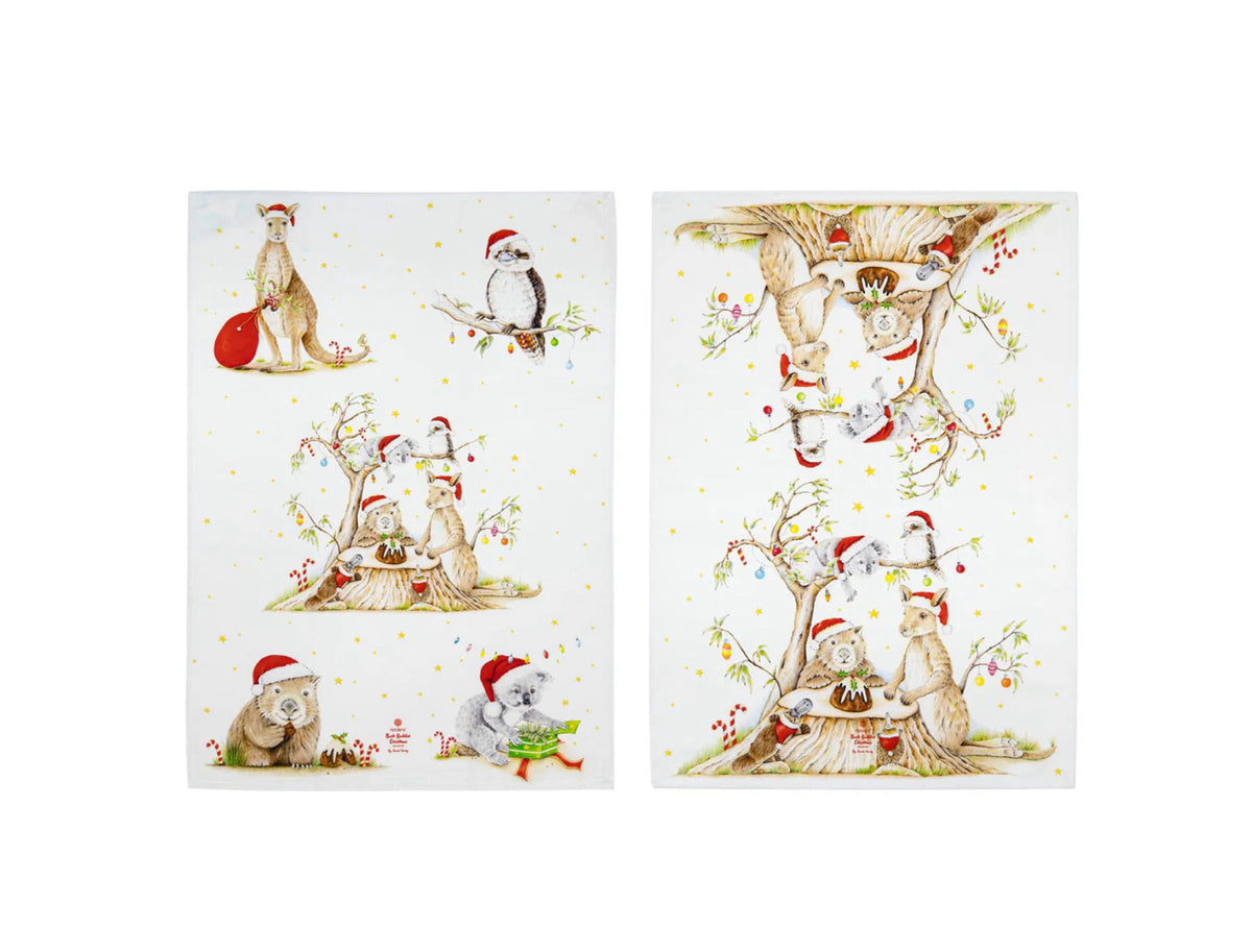 Bush Buddies Christmas - Kitchen Towel 2PK