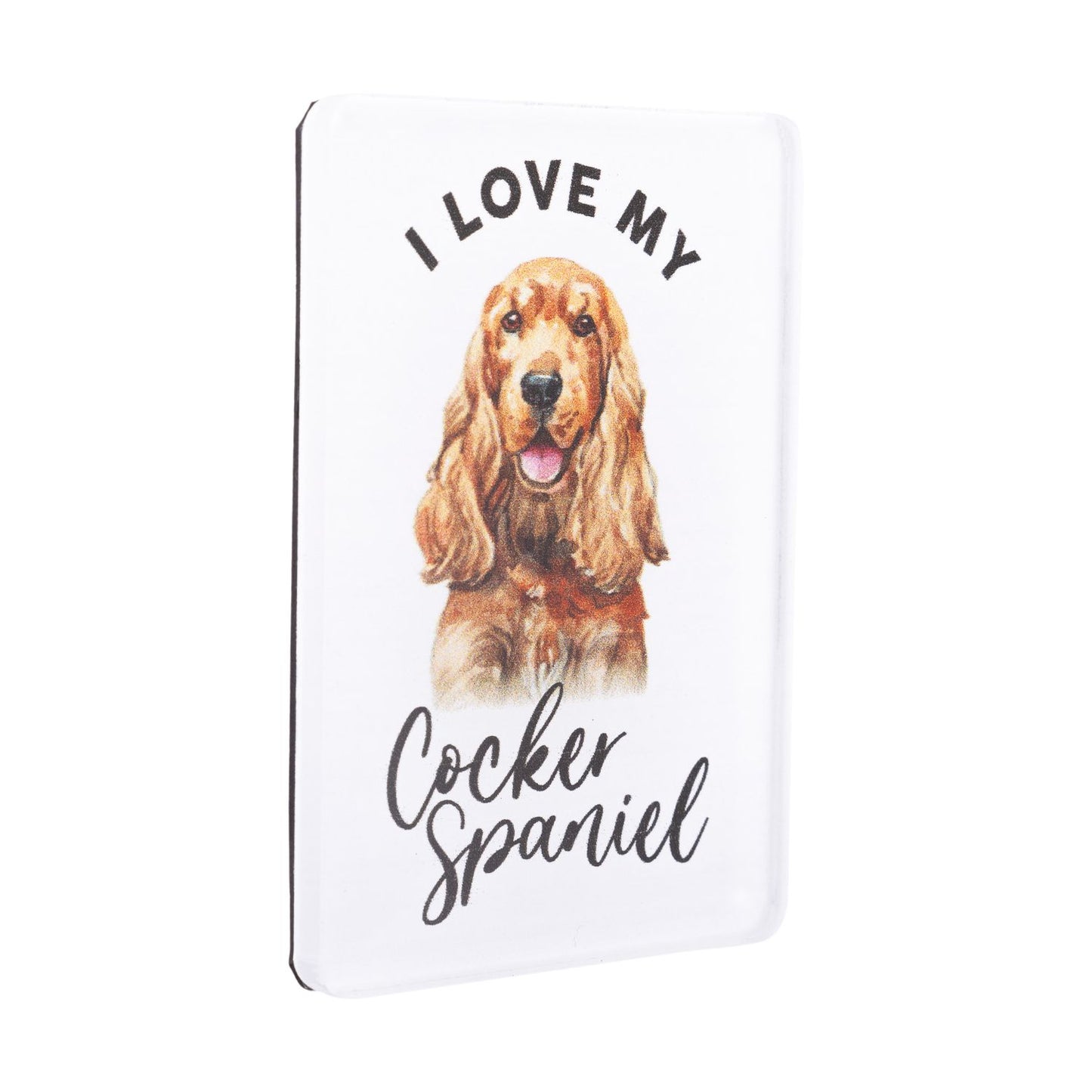 Pet Lovers Acrylic Magnet - Cocker Spaniel