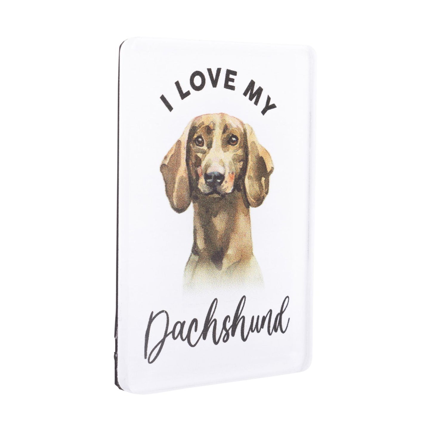 Pet Lovers Acrylic Magnet - Dachshund
