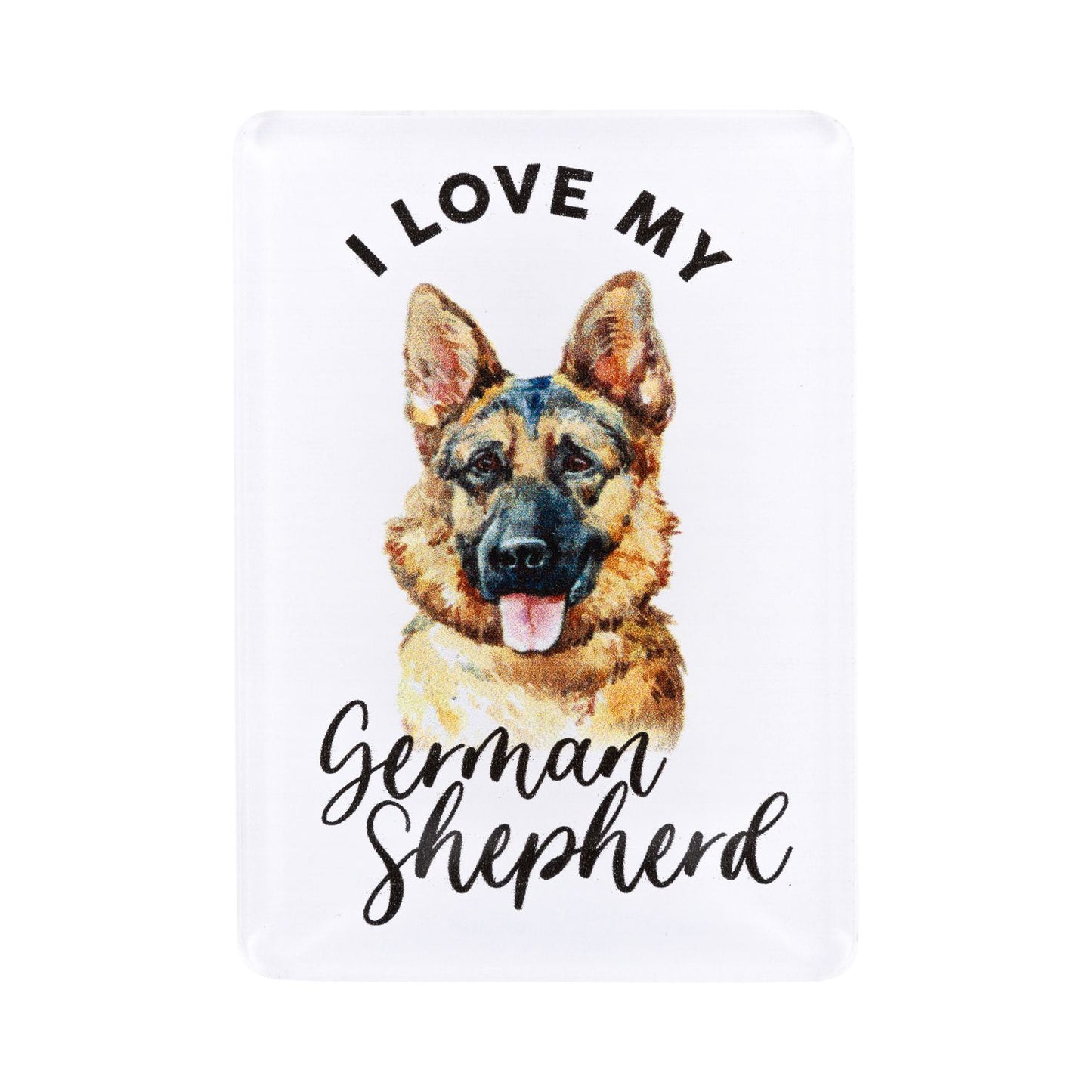 Pet Lovers Acrylic Magnet - German Shepherd