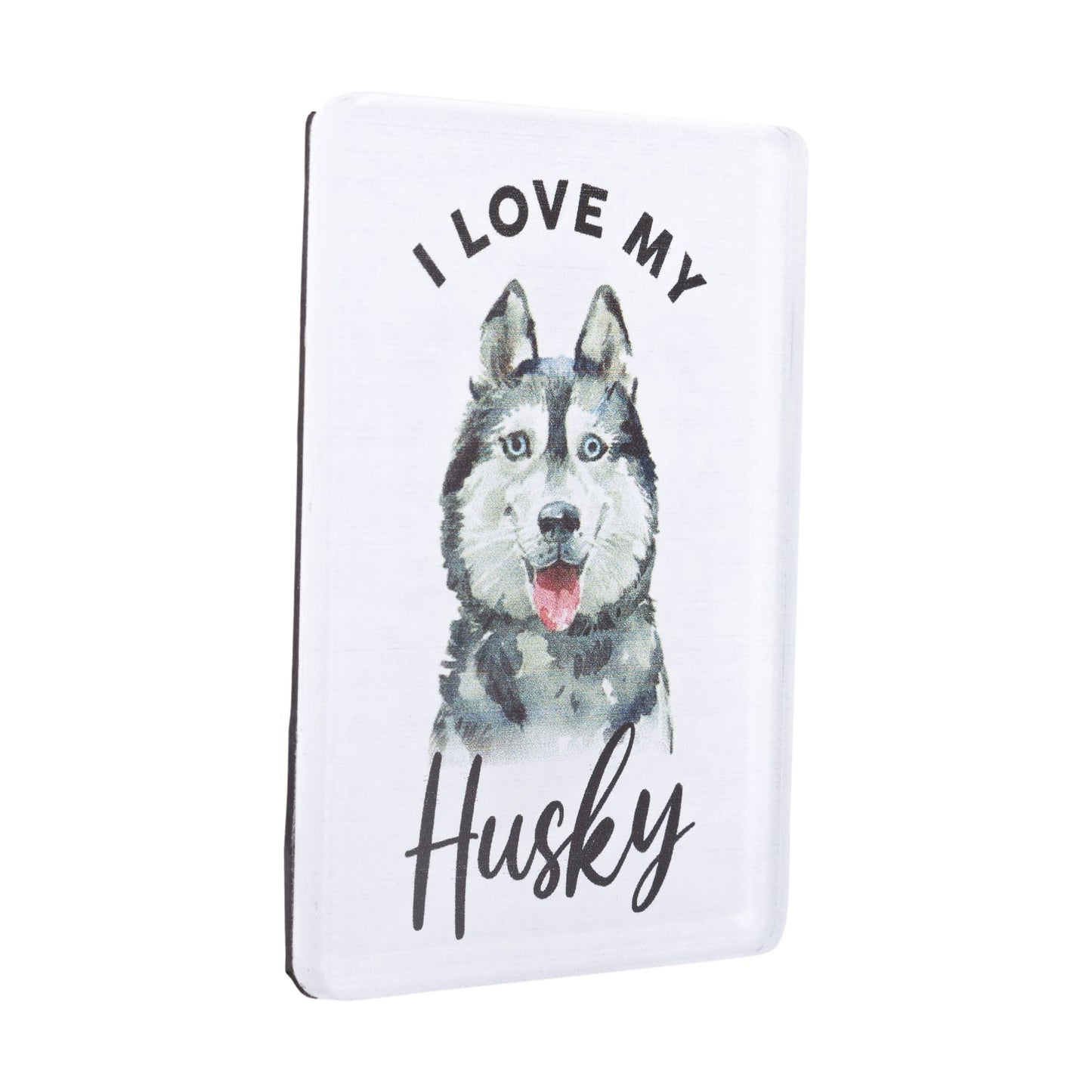 Pet Lovers Acrylic Magnet - Husky