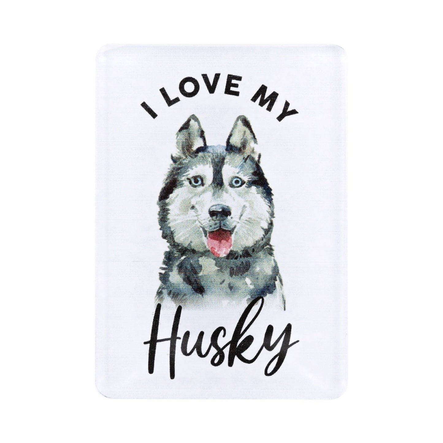 Pet Lovers Acrylic Magnet - Husky