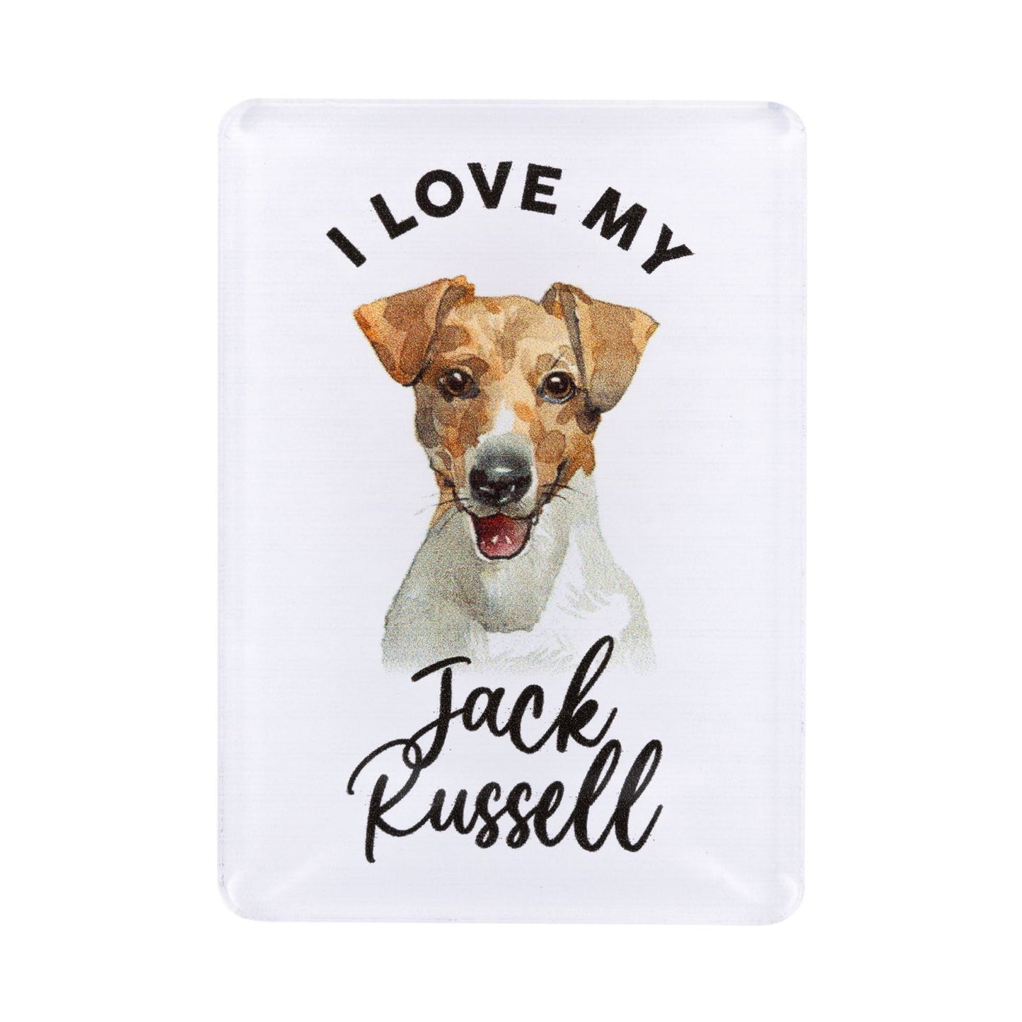 Pet Lovers Acrylic Magnet - Jack Russell