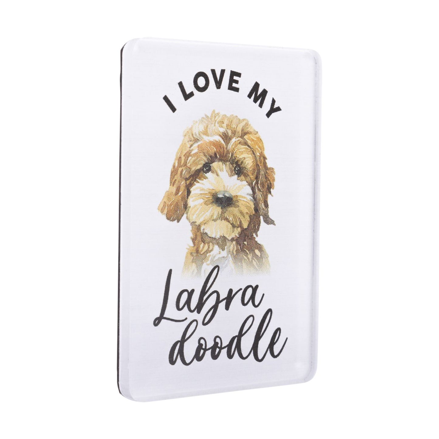Pet Lovers Acrylic Magnet - Labradoodle