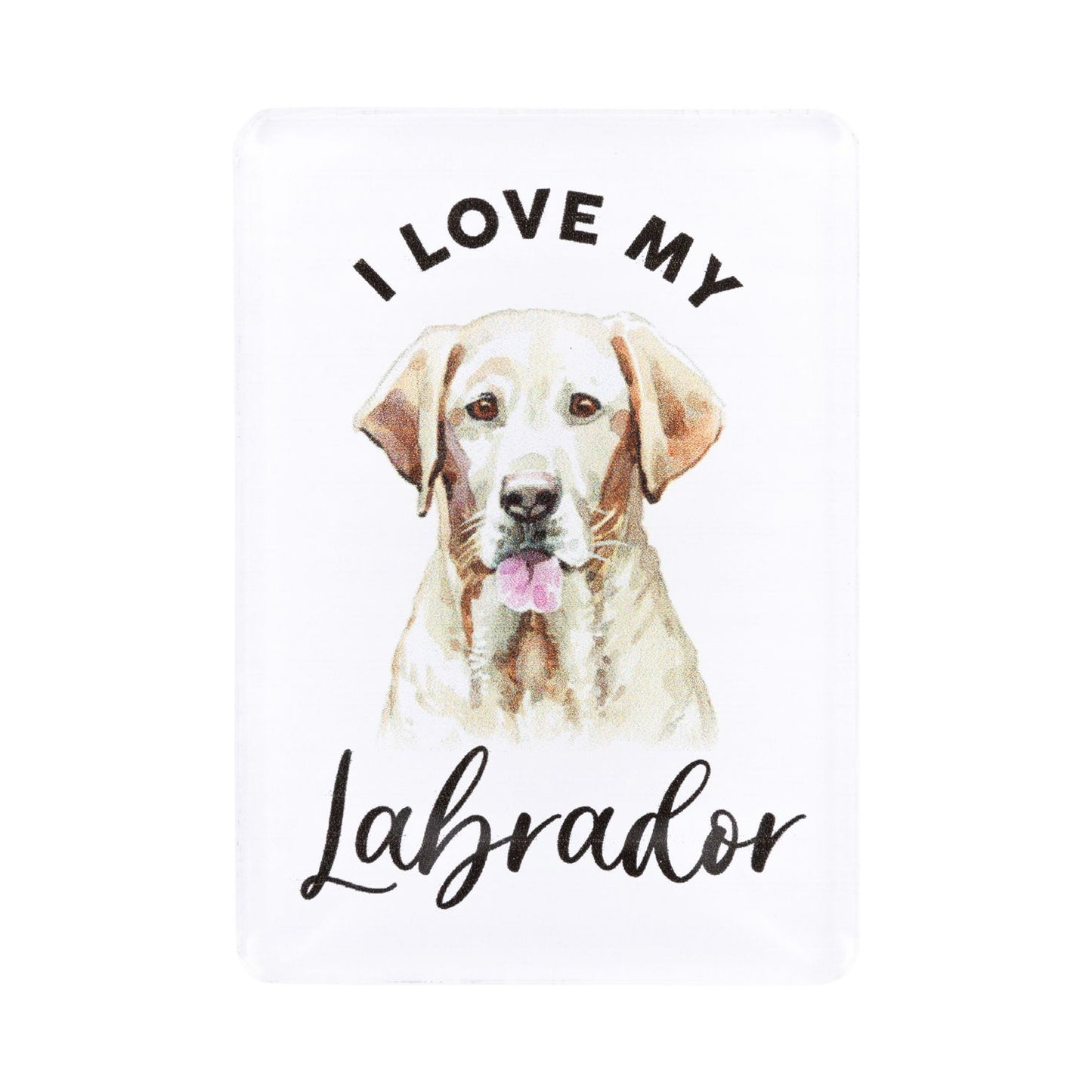 Pet Lovers Acrylic Magnet - Labrador