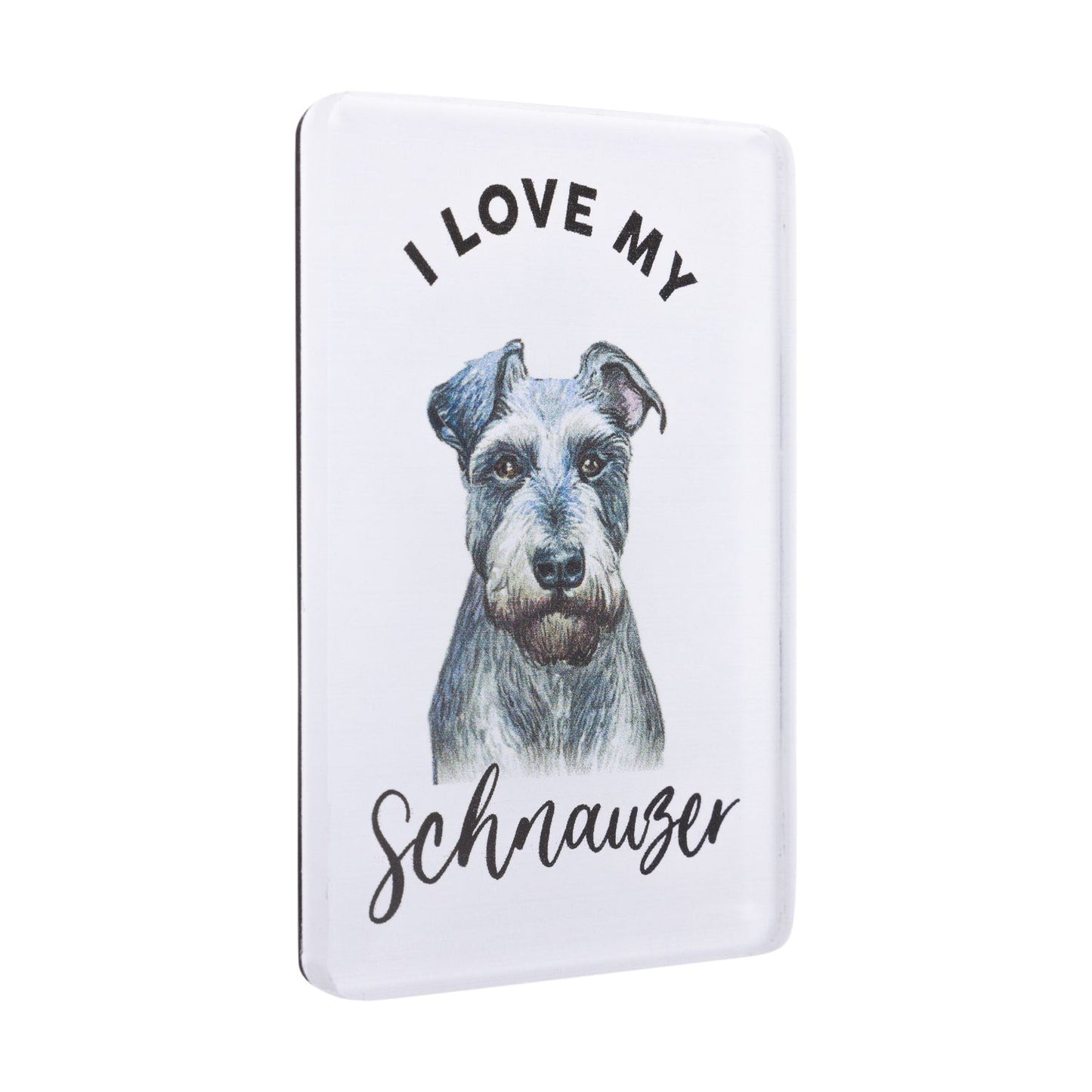 Pet Lovers Acrylic Magnet - Schnauzer