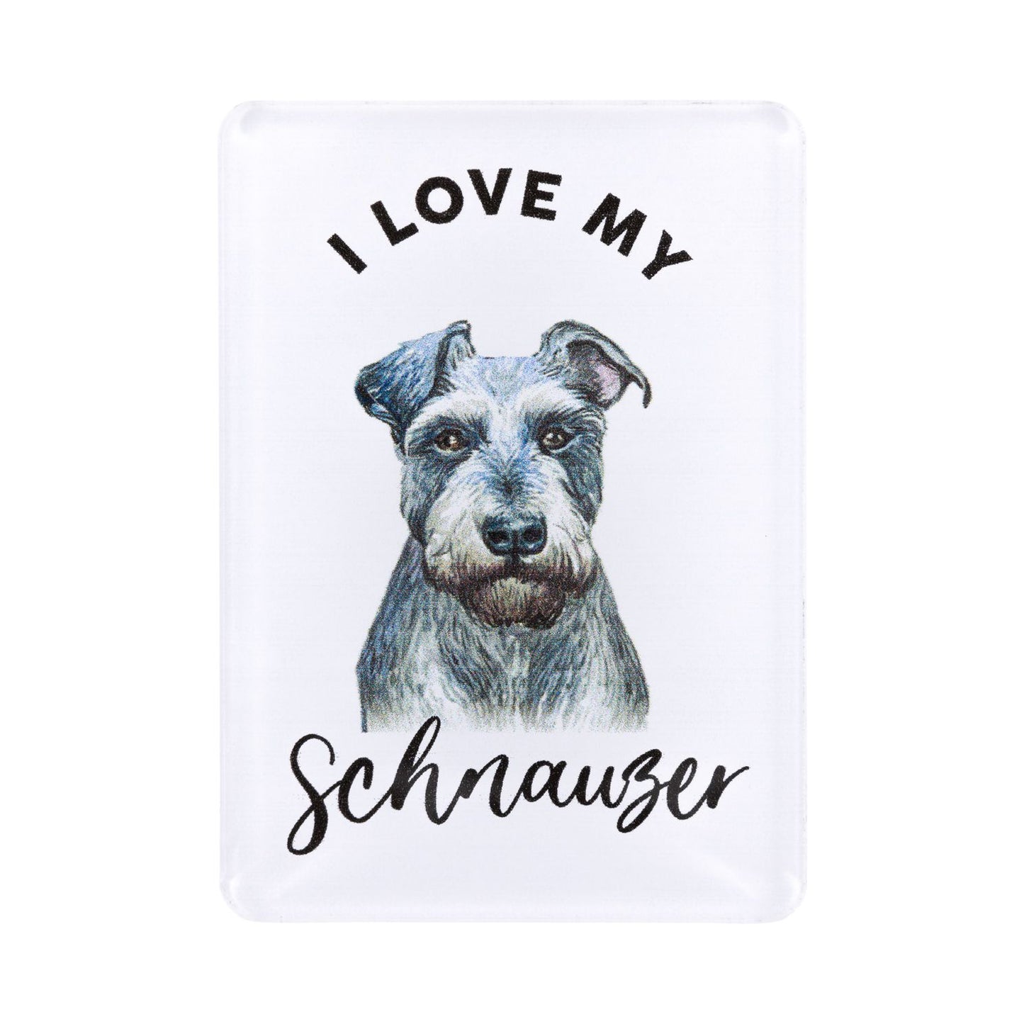 Pet Lovers Acrylic Magnet - Schnauzer
