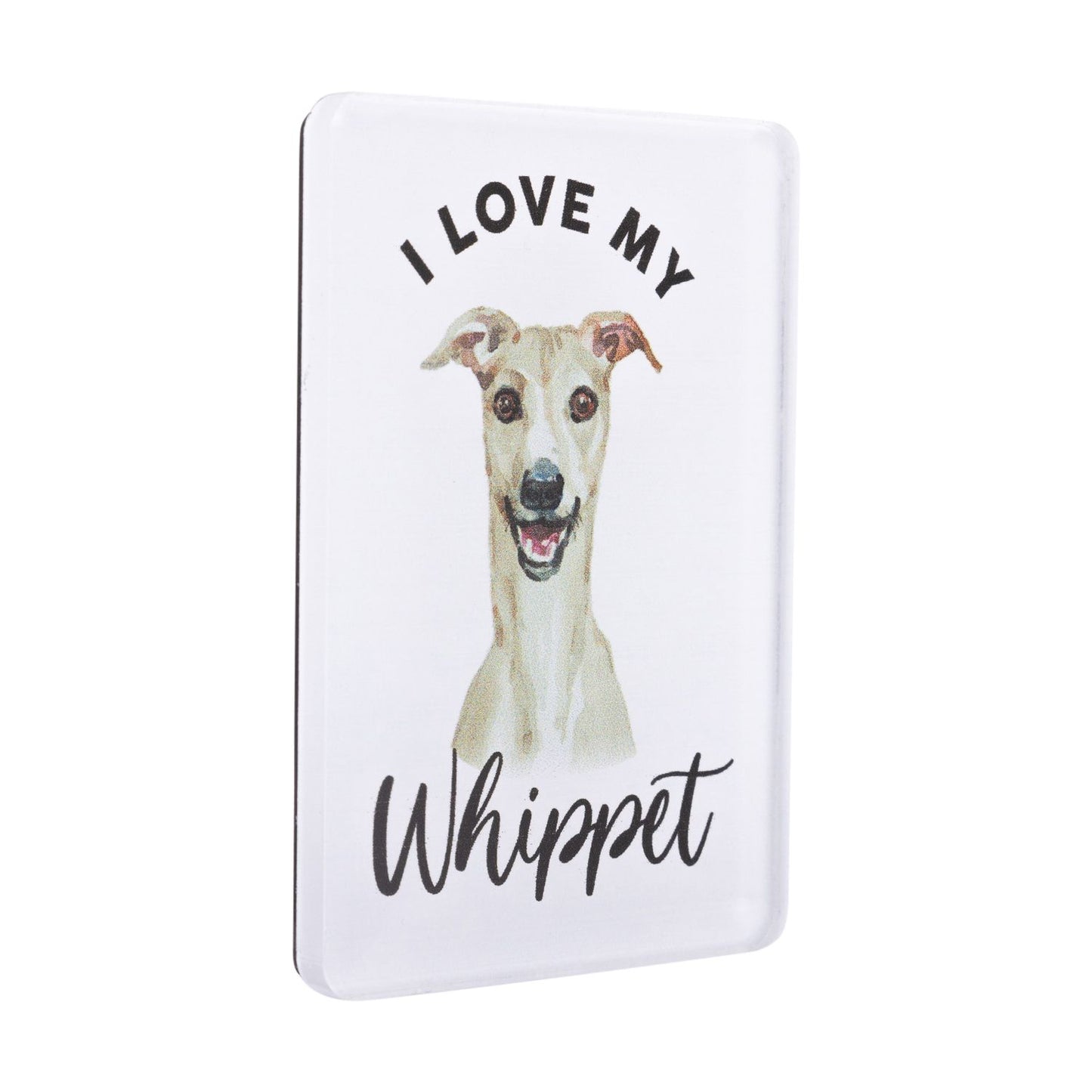 Pet Lovers Acrylic Magnet - Whippet
