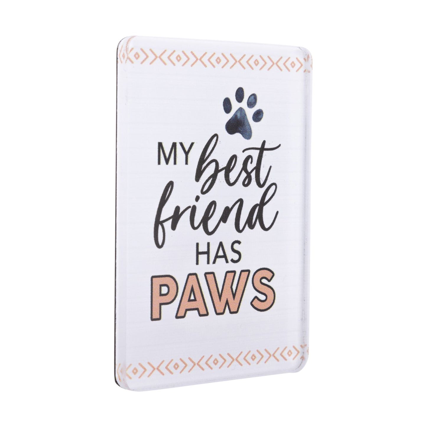 Pet Lovers Acrylic Magnet - Best Friend
