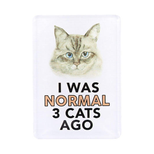 Pet Lovers Acrylic Magnet - Normal 3 Cats Ago