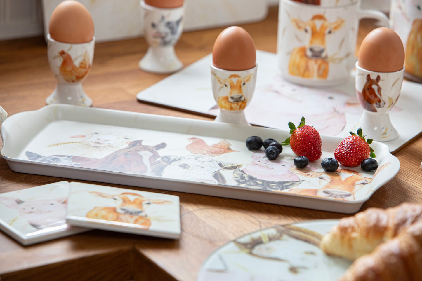 Farmyard Faces - Sandwich Tray