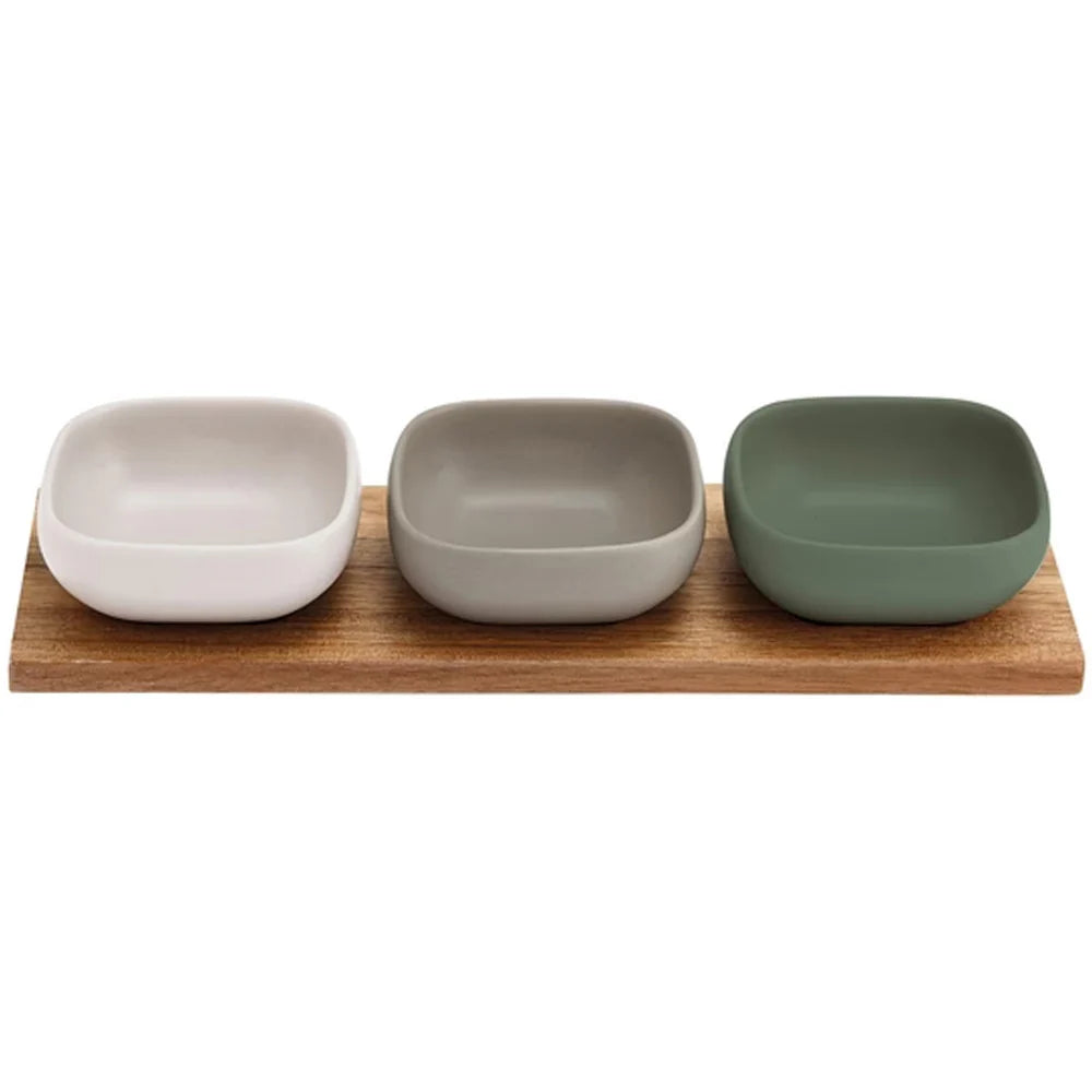 Essentials Assorted 4pce Bowl & Tray Set
