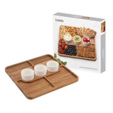 Gather Square Platter with 3 Bowls