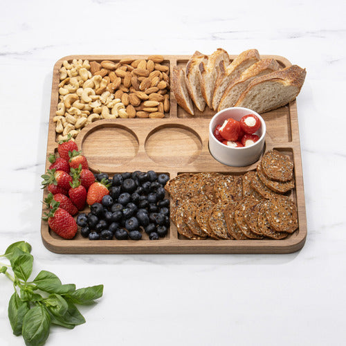Gather Square Platter with 3 Bowls