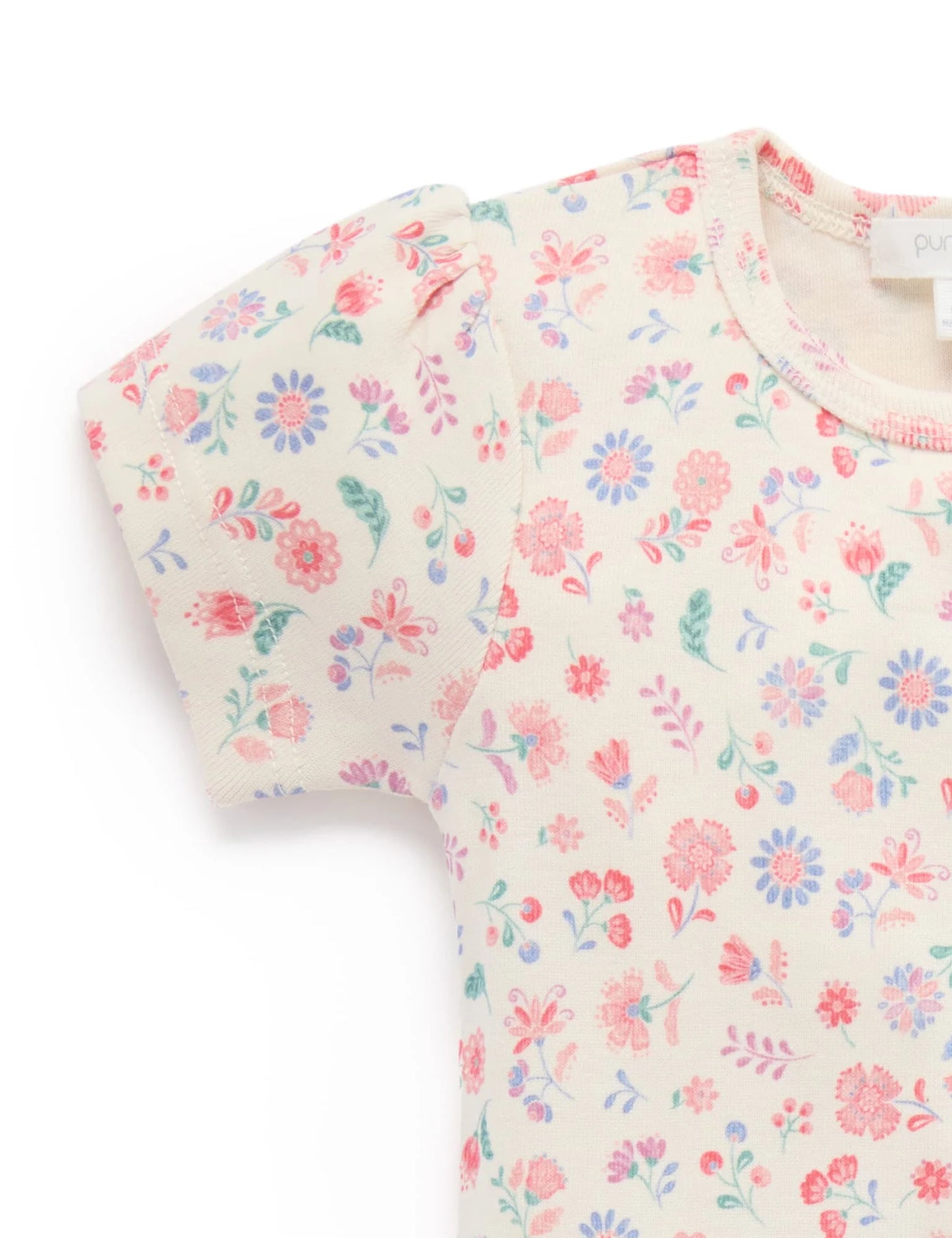 Fiesta Floral Embroidered Overall Set