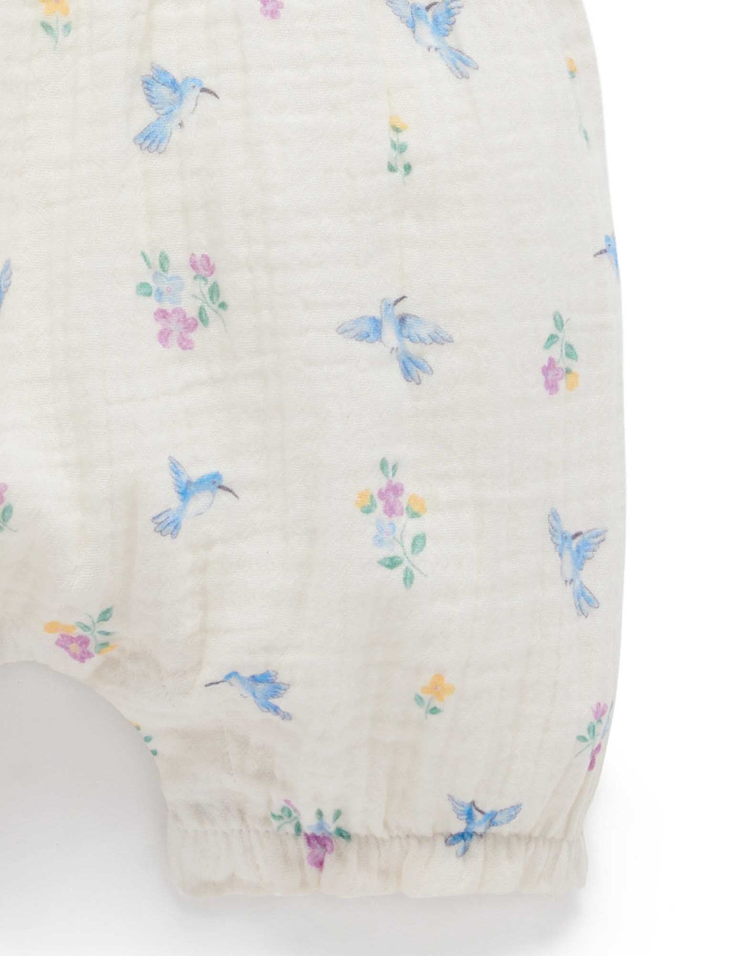 Hummingbird Ruffle Romper